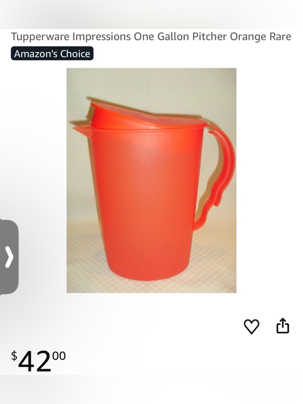 Tupperware - Pitcher and cups set - Picture 9 of 11
